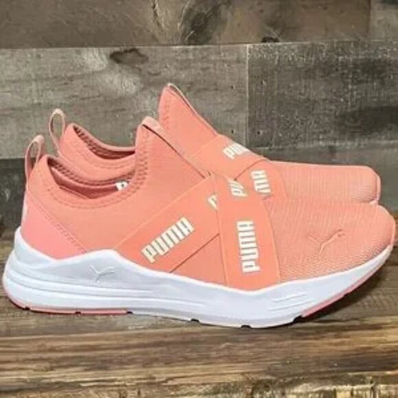 New Puma Wired Run Slip-on Mesh Sneaker - Picture 4 of 8